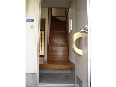 枝番表示される 玄関
